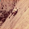 Down climbing Tooth Fairy about 1978