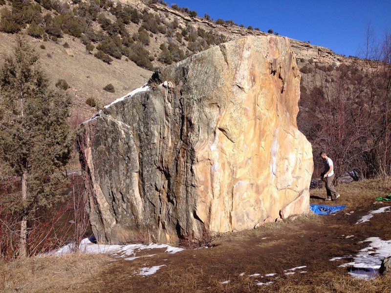 first outdoor bouldering <br>
with sensei Chad