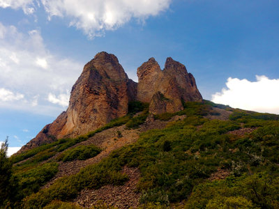 Needle Rock from the parking area.