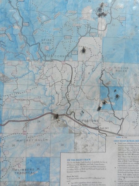 Map of the Pipestone area. 