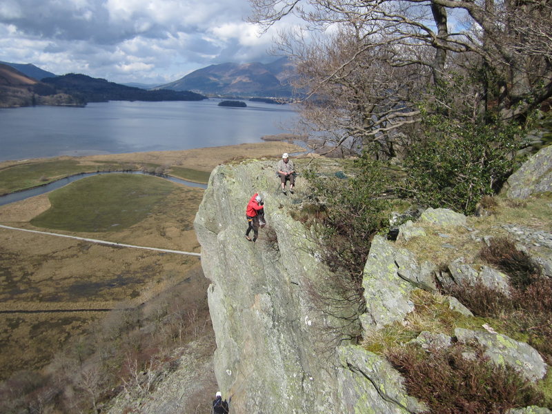 On Sheperds Crag Borrowdale