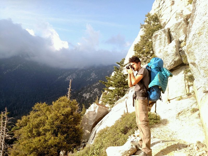 Taking in the scenery at tahquitz