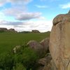 View of boulders