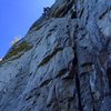 Another shot of the crux section of "...Kung Fu"