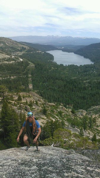 Topping out Insidious Crack on Donner Summit