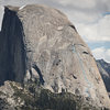 High Res photo of the route, as well as top slabs as shot from Glacier Point. Most accurate perspective you can get of the route at large. Although my topo drawing may wander near the top. Note the party on route and people on the top for scale.  
<br>

<br>
www.mattkuehlphoto.com