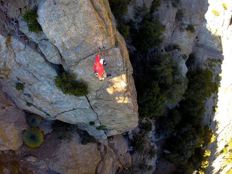 Sunshine Arete<br>
Photo by Jeff Constine