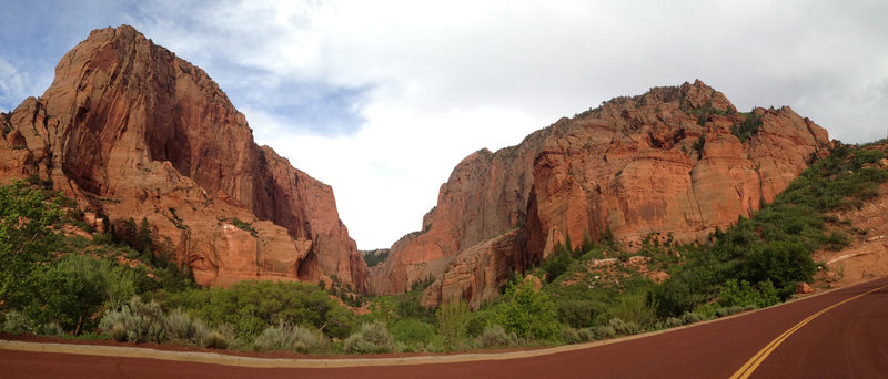 looking up in to the mouth of Kolob