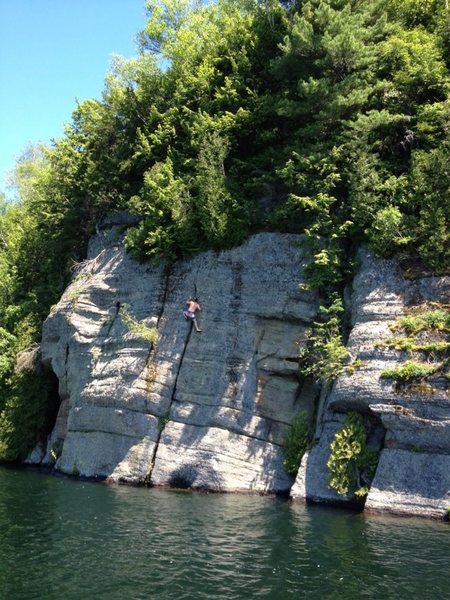 Jack in the Pulpit, 5.8.  Lake Placid, NY.  