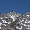 Mount Abbot from Ruby Lake.