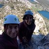 First day of multipitch - Crystal Crag near Mammoth