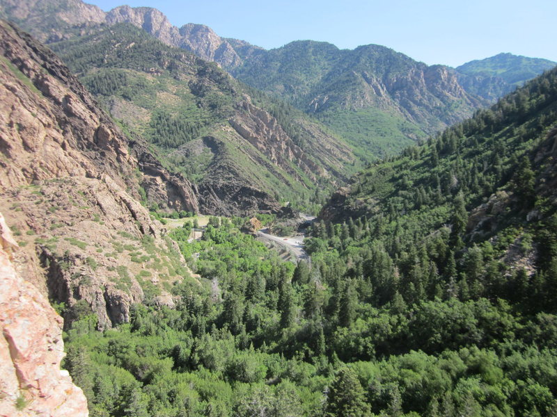 Big Cottonwood Canyon from 'Steorts Ridge'