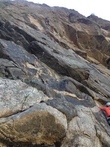 High on the 1st part of the route.