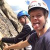 Rock climbing in Staunton State Park