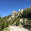 Roadside Rock and the Pincer as seen from the road. (road included in this pic)