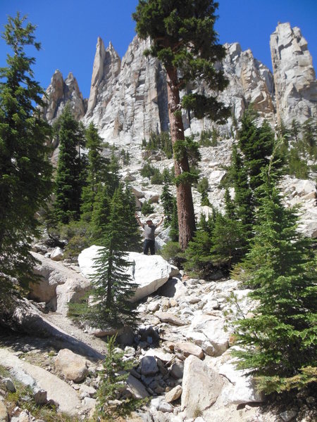 The Little Slide Spires