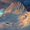 Alpamayo at sunset from col camp. July 2002