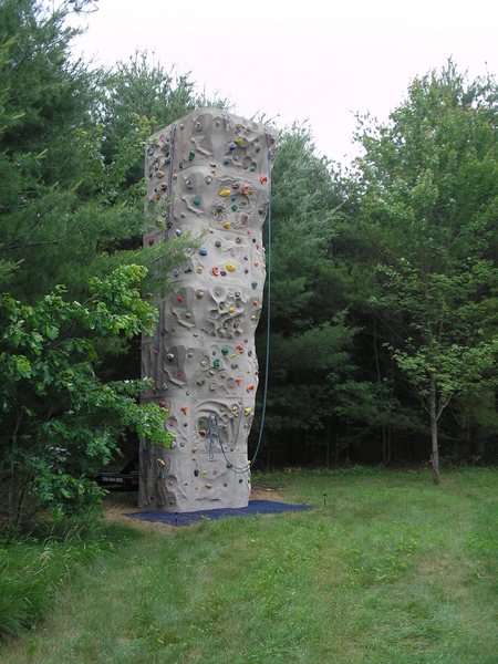Climbers: you get to belay on this one, no 'auto' belays.