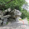 The CCK trail is just beyond the Andrew boulder.  The next trail is [[High E]]112043498.