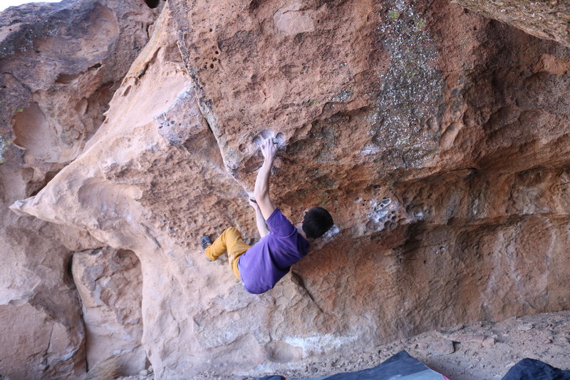 Getting into position to bat hang the lip