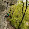 Drew Hayes on Pigs in Zen (5.13a), The Dump, NC