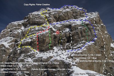 Grand Teton: West Face: Normal Routes: 