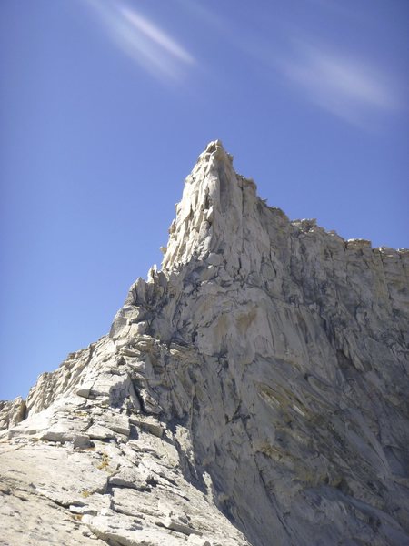 Horn Peak (N. Arete) from near Horn Col. 