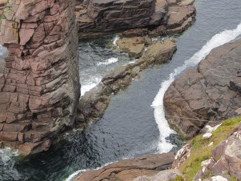 Tyrolean Travers to the Old man of Stoer