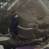 Aesthetically striking boulder with an awesome line. 