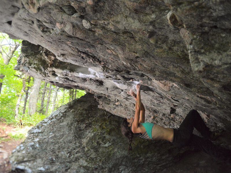 Audrey Scott hanging onto the perfect pinches of "Nancy With an E" (V7)