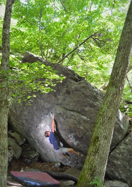 Keith Shockley going for gold on the "Shanghai Knight"(V6) dyno.