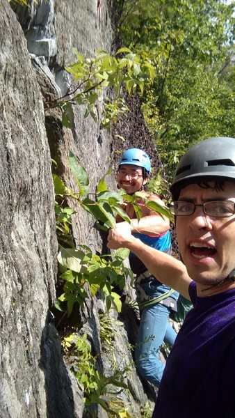 The top sections of Yoda (left climber) and Oby-won Ryobi (right climber) are comfortably close.