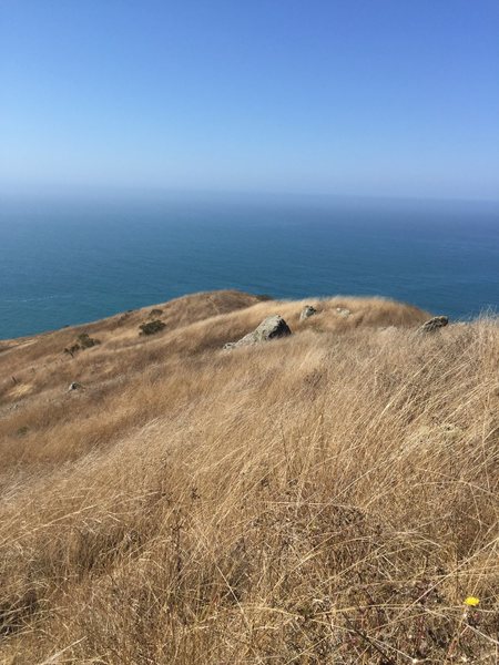 Approach trail in early Sept