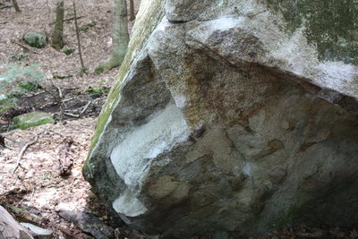 Sit start and climb the short face