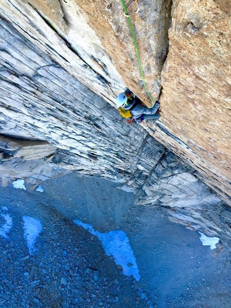 The crux pitch.