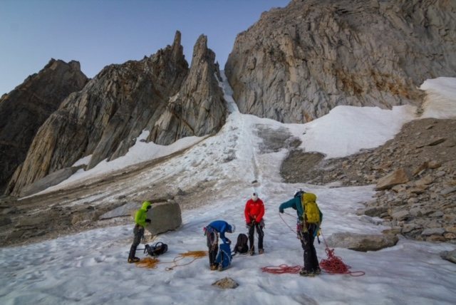 From the base of the North Peak, North Couloir