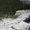 Tom Rogers on Crescent Ledge, Regular Route