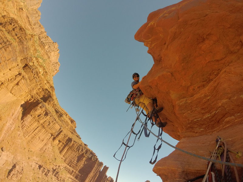 Sean enjoying the roof on P5.