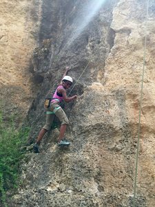 Enjoying the large jugs