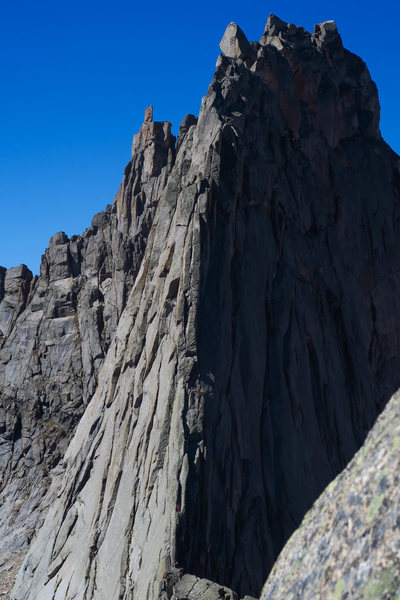 E ridge of Wolf's Head as seen from Pingora