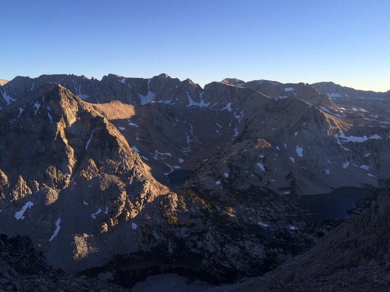 alpenglow outside bishop