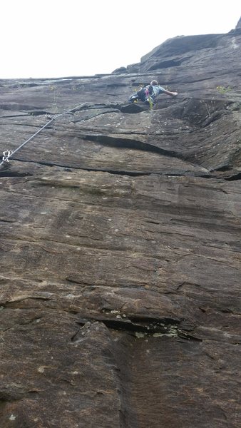 30 years later, repeating my first ascent of Black Magic - UK E3 5C