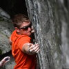 Andrew Messick Bouldering on Dojo in Smuggler's Notch - http://www.timetoclimb.com/bouldering/beat-the-heat-bouldering-in-smugglers-notch/