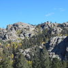 Looking into the main part of the area from the top of the ridge.