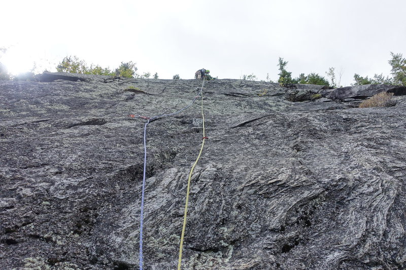 Third pitch and second two bolt anchor.