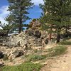 Immediately after the Castle Gates boulders you can see this summit. Head toward this and you're on your way to the turnoffs for Central Gully and West Gully.