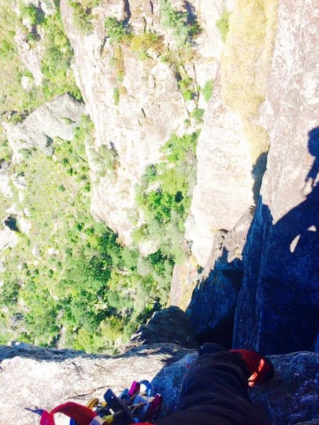 Looking down from the third pitch of The Daddy