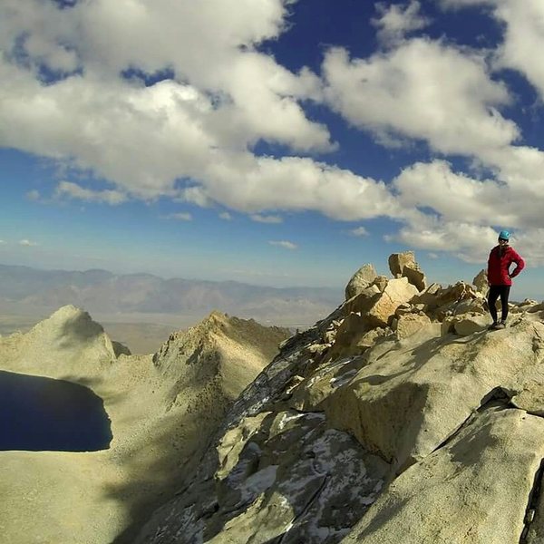 View of Tulainyo Lake from the East Ridge 