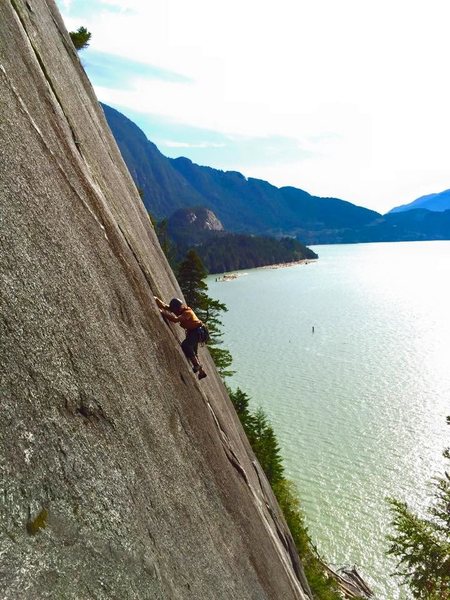 Squamish waterfront climbing