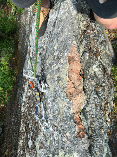 Looking down Arêtetrifying